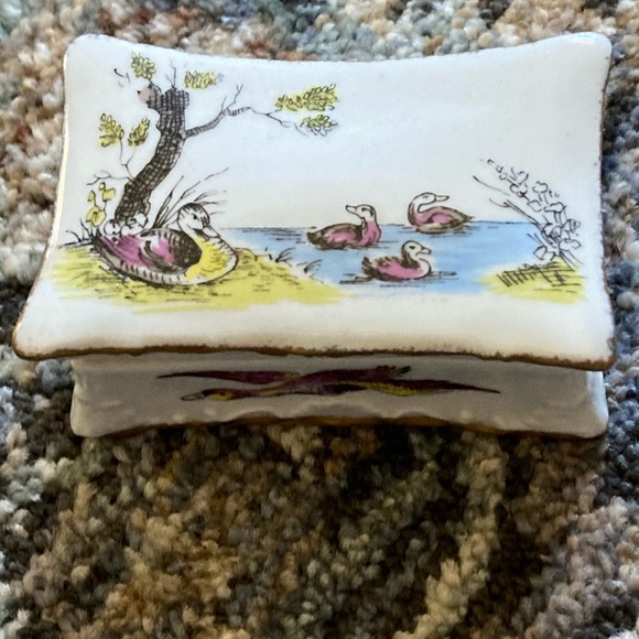 Philippe Deshoulieres Limoges Duck Trinket Box - Picture 1 of 6